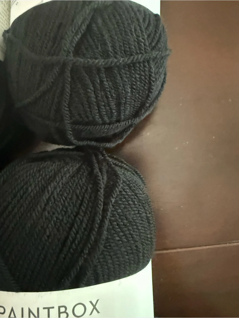 Paintbox Black Yarn - 5 Skeins